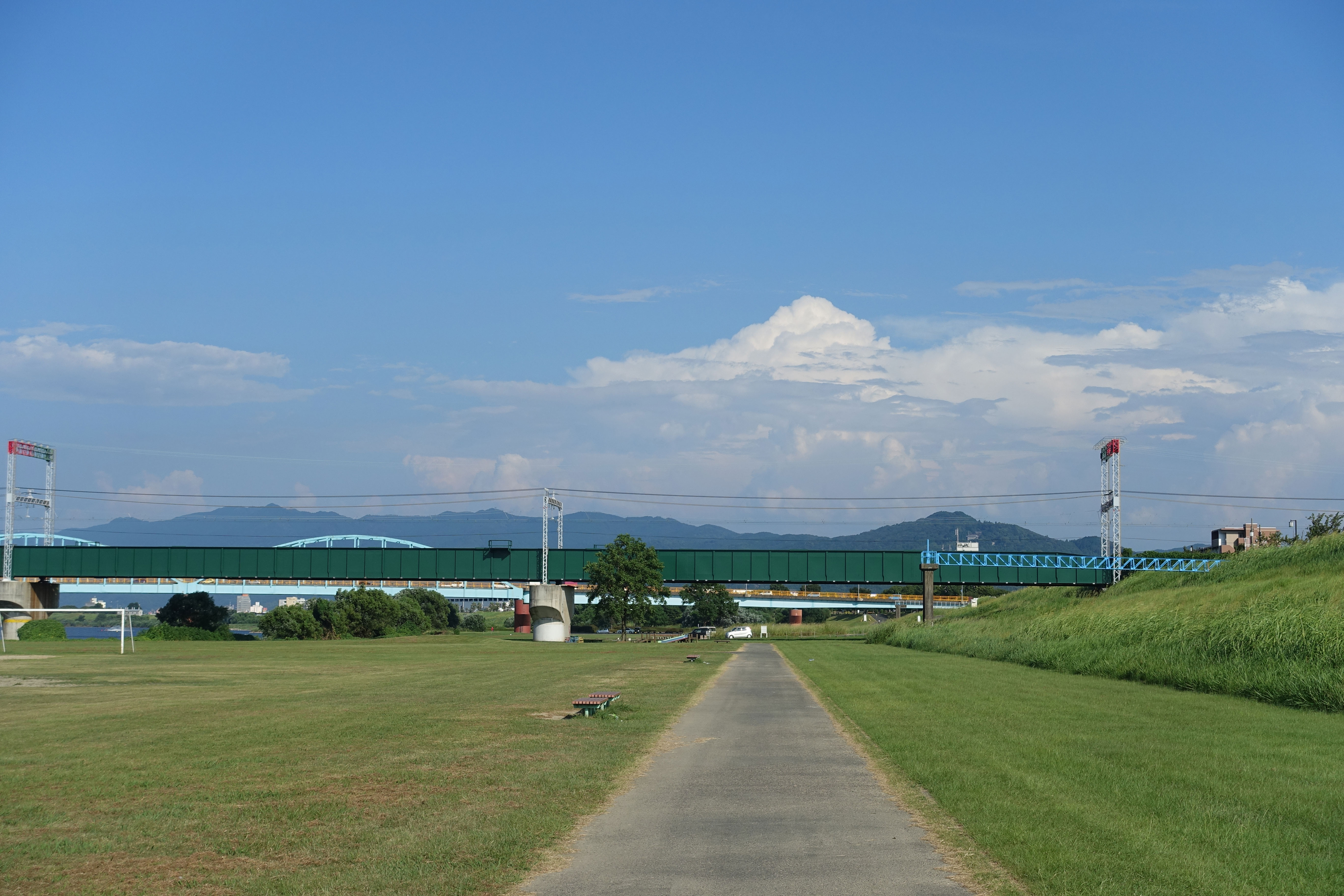 筑後川リバーサイドパークより